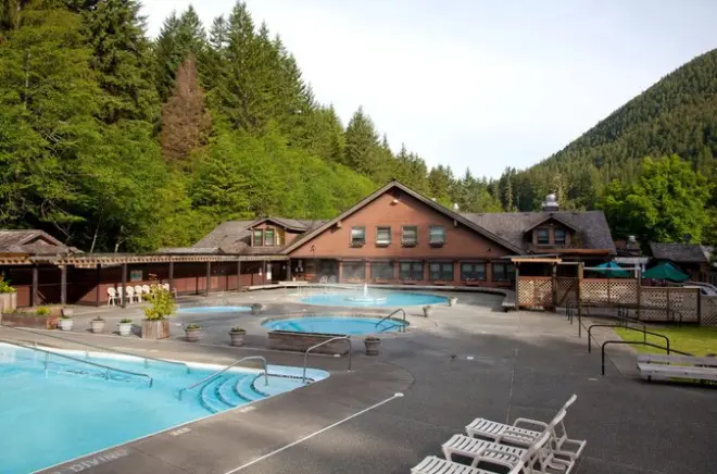 Sol Duc Hot Springs Mineral Pool Access in Olympic National Park