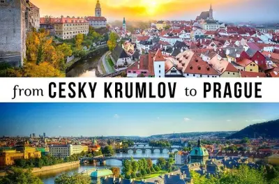 Traslado de Cesky Krumlov a Praga con parada de 2 horas para turismo