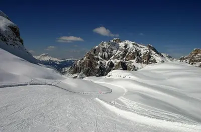 Dolomiti première guerre mondiale ski depuis Cortina d'Ampezzo