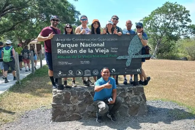 Rincon de la Vieja volcano hike and waterfall swim