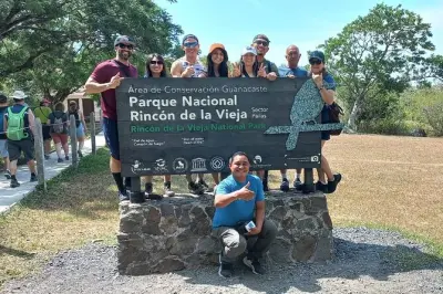 Rincon de la Vieja volcano hike and waterfall swim