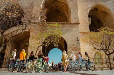 Feel valencia’s rhythm on a guided bike tour—explore the city of arts & sciences, taste horchata at central market, and ride through turia gardens. includes guide & drinks.