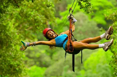 Ziplining in Playa Hermosa: Private Rincon de la Vieja combo