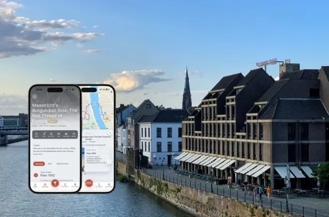 Maastricht visite audio autonome avec plusieurs arrêts à pied
