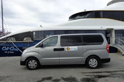 Step off the plane in seychelles & meet your driver right outside arrivals for a private transfer to victoria or mahe jetty. includes luggage help & bottled water.