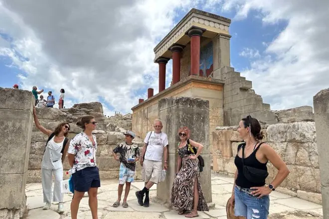 Palácio de Knossos: Tour privado com guia e entrada sem fila