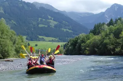 Rafting en famille sur l’Iller : Niveau 1 en eaux vives en Bavière