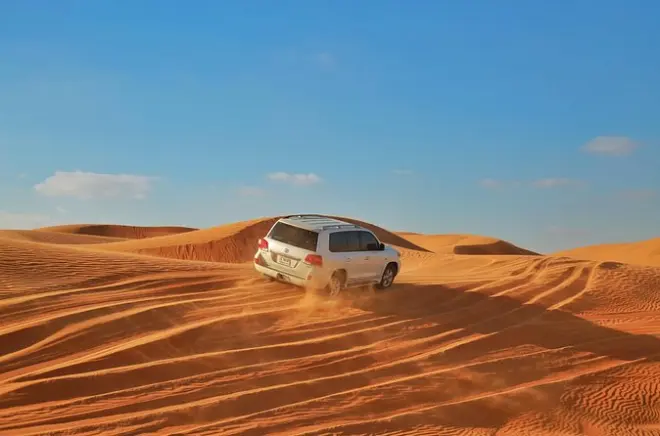 Evening Desert Safari Ras Al Khaimah: Dune Bashing & BBQ