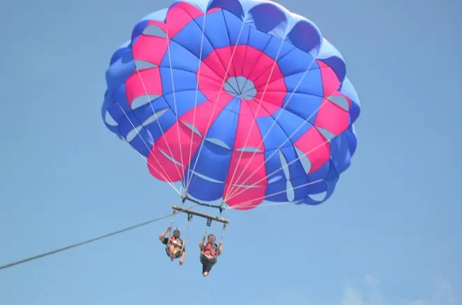 Parasailing in Nusa Dua: Soar above Bali's coastline