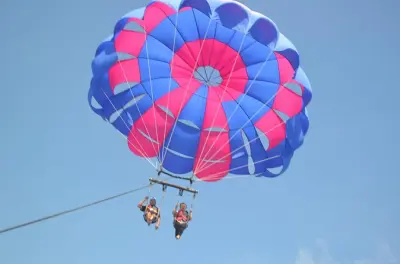 Parasailing in Nusa Dua: Soar above Bali's coastline