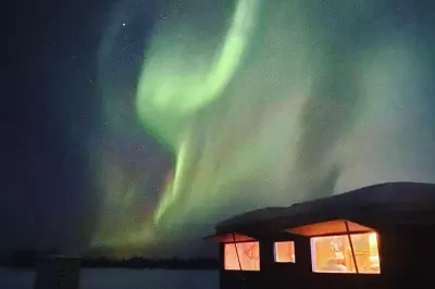 Fairbanks pêche sur glace : Cabine chauffée et aurores boréales