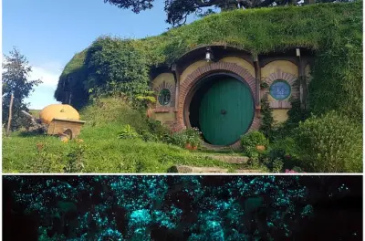Hobbiton und Waitomo Caves ab Auckland: Kleine Gruppentour