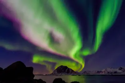 Aurora boreale alle Lofoten: Ricerca serale in piccolo gruppo