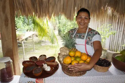 Bacalar Lagune ab Costa Maya: Schwimmen & Maya Dorf