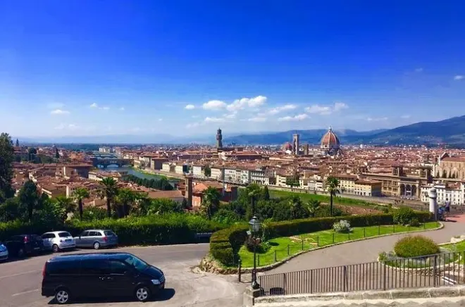 Aller-retour Livourne-Florence avec pause à Michel-Ange