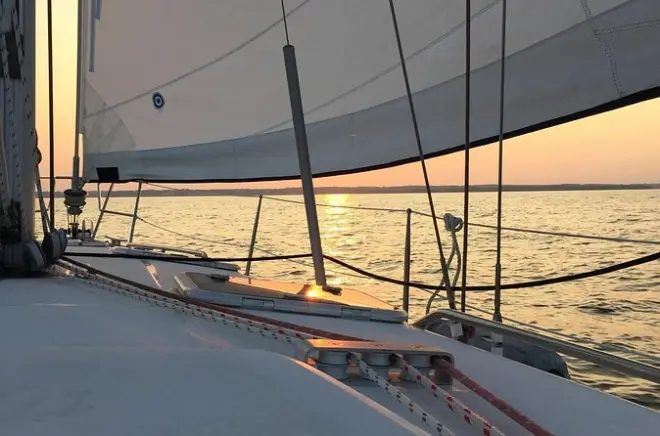 Sunset Cruise Chesapeake Bay: 42-ft Sailing Yacht