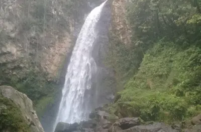 Victoria Falls hike Dominica rainforest trail river crossings
