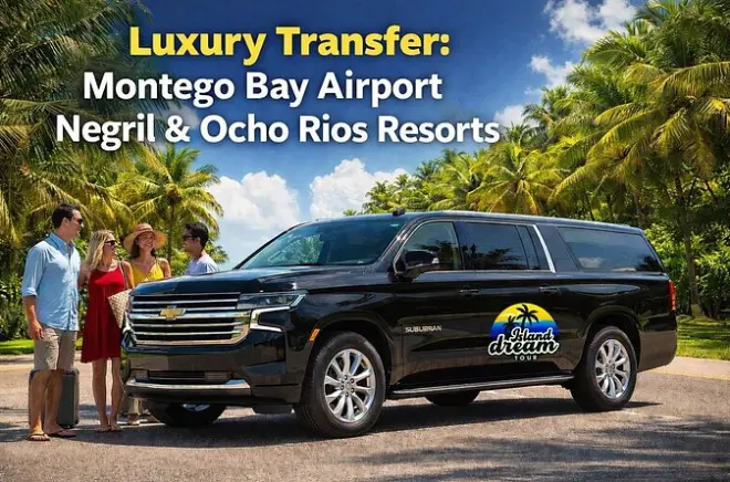 Montego Bay Airport to Negril Transfer: Champagne Arrival
