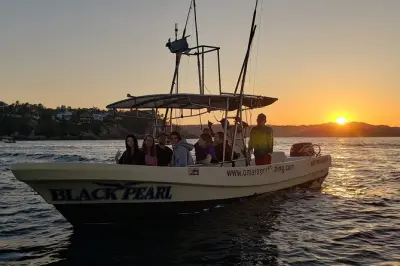 Observation de dauphins et baleines à Puerto Escondido en famille