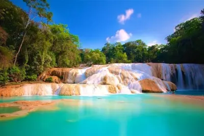 Agua Azul und Misol-Ha Wasserfälle ab Palenque