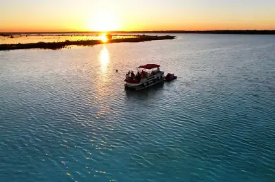 Location privée de ponton sur la lagune aux sept couleurs à Bacalar
