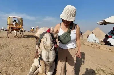 Pyramides de Gizeh avec Saqqara, Memphis et balade à dos de chameau