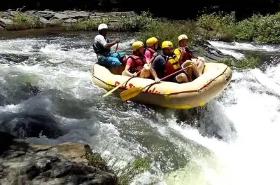 Tenorio River Rafting: Class III-IV rapids from Playa Flamingo