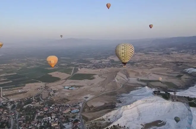 Pamukkale Sunrise Balloon Tour from Kusadasi