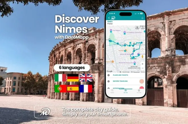 Nîmes selbst entdecken: Mit mobiler App in eigenem Tempo erkunden