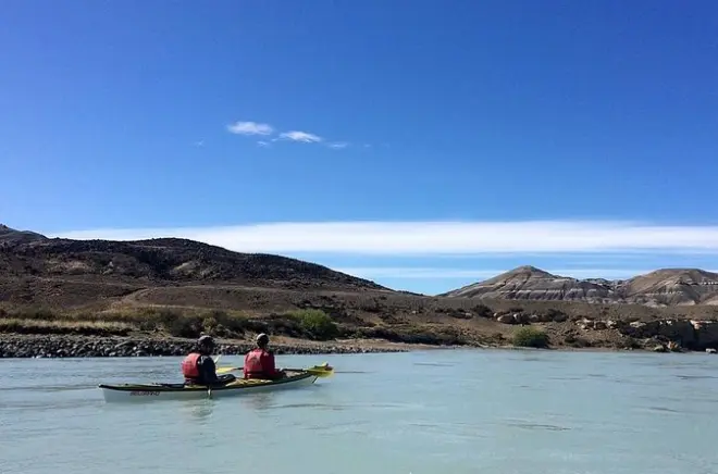 Rivière La Leona à El Calafate : Journée kayak et randonnée