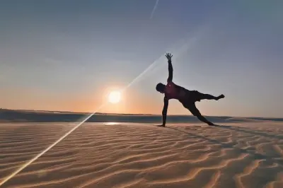 Tramonto a Lagoa con nuoto in laguna e viste sulle dune