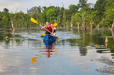 Caiaque em Krabi: Klong Root, Praia de Railay e Gruta