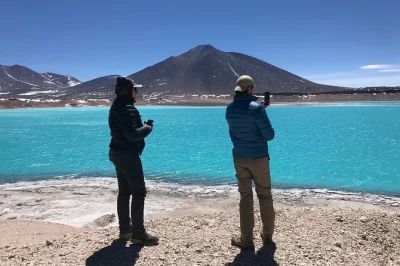 Atacama, nevado tres cruces nationalpark: geführte tagestour zu ojos del salado, türkisfarbenen lagunen und flamingos. privater transport inklusive.