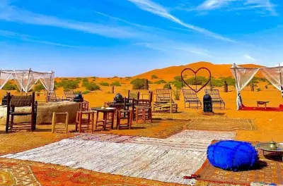 2-Day Erg Chebbi Desert Camp with Private Tent & Camel Ride