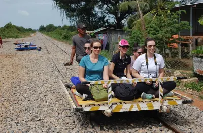 Battambang day trip from Siem Reap: Bamboo Train and Phnom Banan