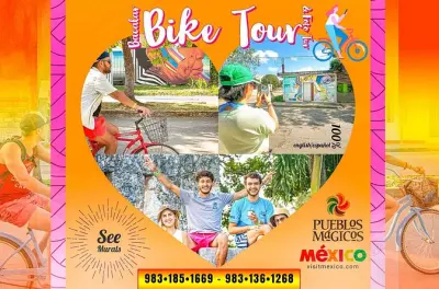 Bacalar à vélo : Rues colorées et vues sur la lagune en 2 h