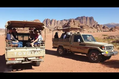 Wadi Rum Full Day Jeep Tour with Overnight Camp