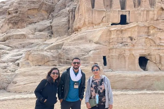 Petra Tagestour mit lokalem Guide auf ruhiger Rückwärtsroute