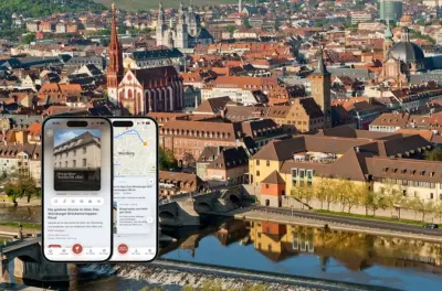 Würzburg visite podcast : Rituel du vin sur le vieux pont Main