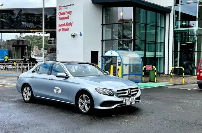 Oban to Glasgow transfer: Mercedes-Benz, Wi-Fi included
