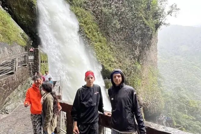 Baños Wasserfälle & Baumhaus Tour: Pailón del Diablo Schaukel
