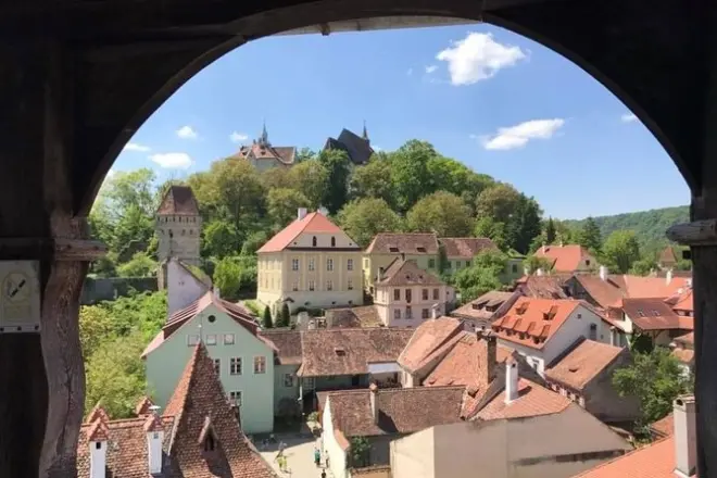Tour privato di un giorno: Sighișoara, Biertan e Viscri da Sibiu