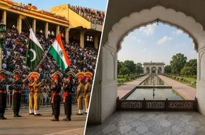 Wagah Border Flag Ceremony & Shalimar Gardens Private Tour