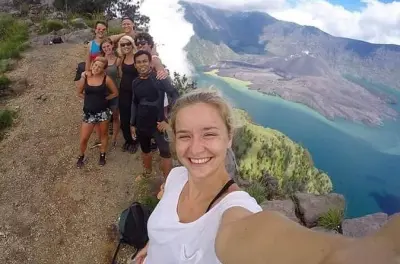 3-tägige Mount Rinjani Wanderung: Senaru Kraterrand für Anfänger