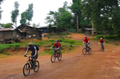 Parti da chiang mai per un’escursione guidata, visita un villaggio hmong, poi scendi in bici fino al lago huay tung tao per pranzo e bagno. incluso il pick-up.
