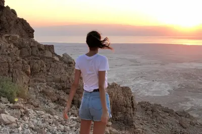 Masada au lever du soleil depuis Tel Aviv : Randonnée, flottaison et découverte