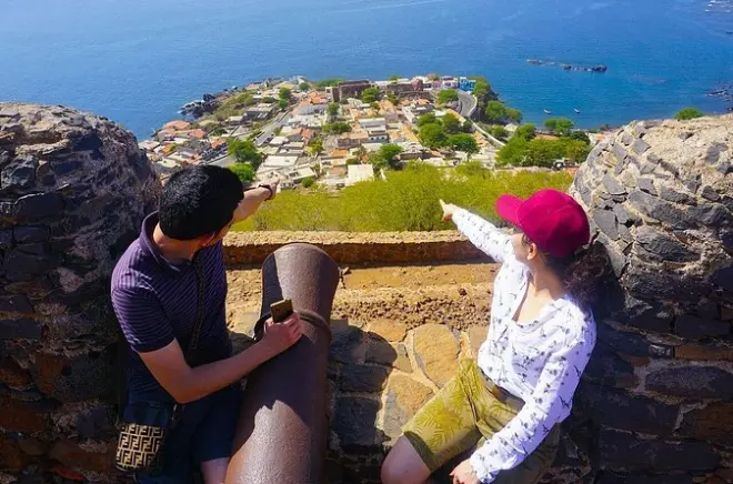 Isla Santiago: Clase de cocina y playa de Tarrafal