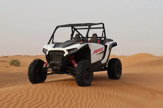 ATV riding in Dubai deserts: Polaris dune buggy self-drive