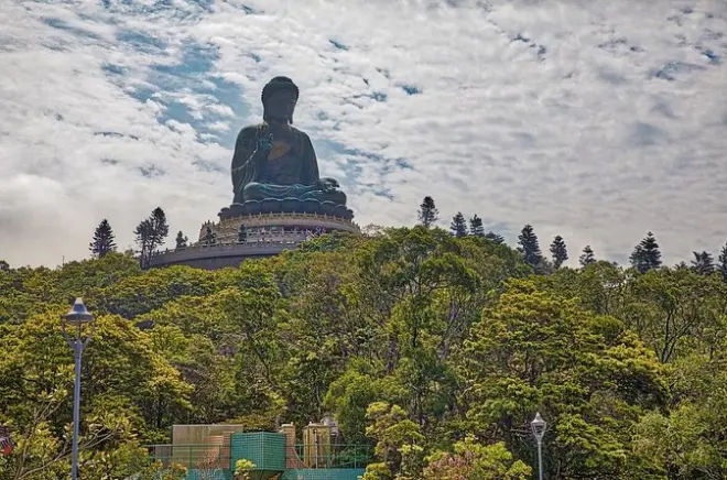 Tour privato a Lantau: Grande Buddha, Tai O e delfini rosa