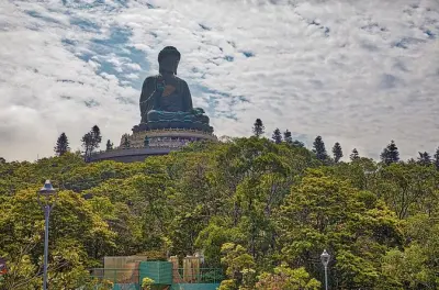Tour privato a Lantau: Grande Buddha, Tai O e delfini rosa